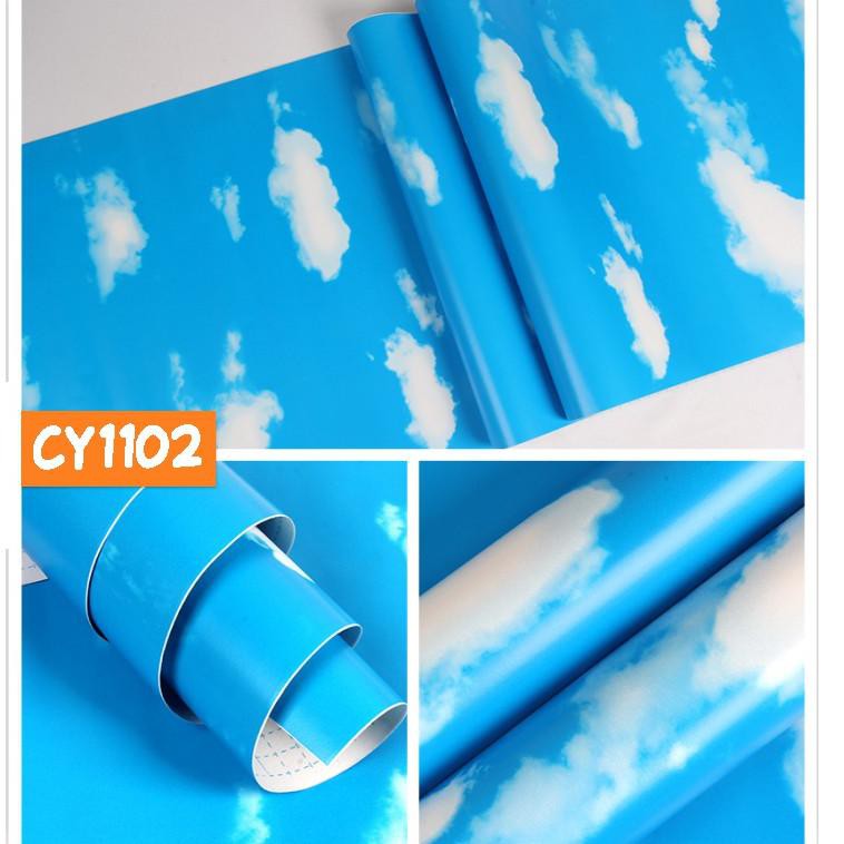 BISA COD COD WALLPAPER STIKER / STIKER DINDING / HIASAN DINDING MOTIF AWAN CY1102