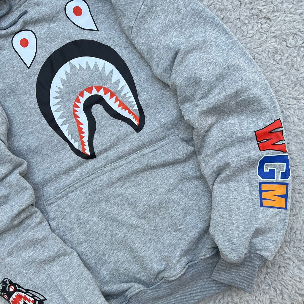 Jaket Sweater Hoodie A Bathing Ape Shark WGM | Hoodie Pria Best Seller Premium