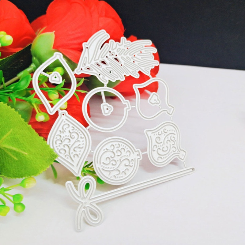 Cetakan Stensil Cutting Dies Motif Buah Natal Bahan Metal Untuk Scrapbook / Craft DIY