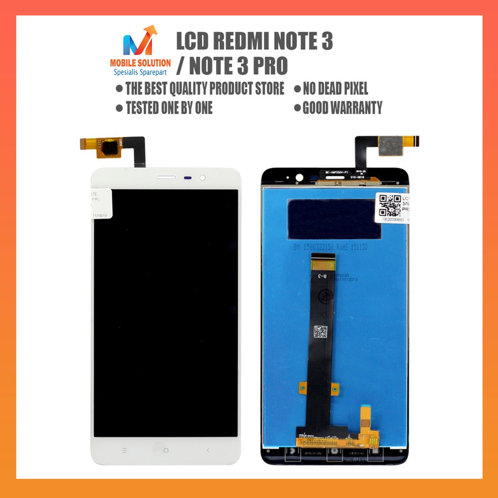 Grosir LCD Xiaomi Redmi Note 3  LCD Redmi Note 3 Pro ORIGINAL 100%  Fullset Touchscreen Garansi 1 Bulan + Packing / Bubbel