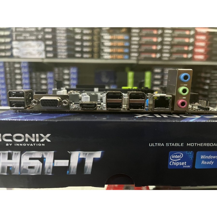 Motherboard Iconix H61 IT [Socket LGA 1155,intel H61, DDR3, HDMI] TOP GAN