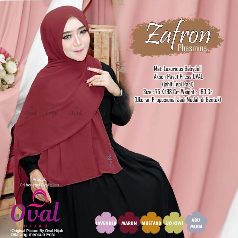 Zafron pashmina