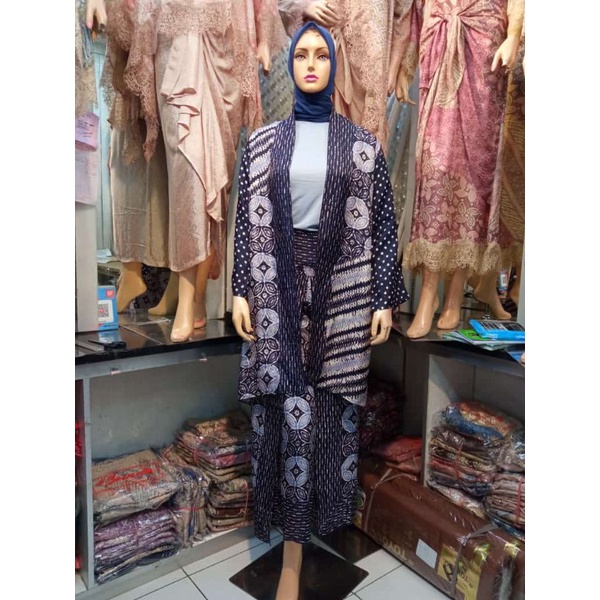 set batik viscose moder terbaru  / setcel batik / batik viscose / batik cantik