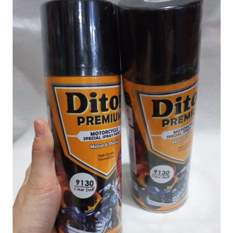 Pilok Pilox Cat Semprot DITON Premium 9130 Clear Doff / Clear Dop / Matte Clear (400cc / 400ml)