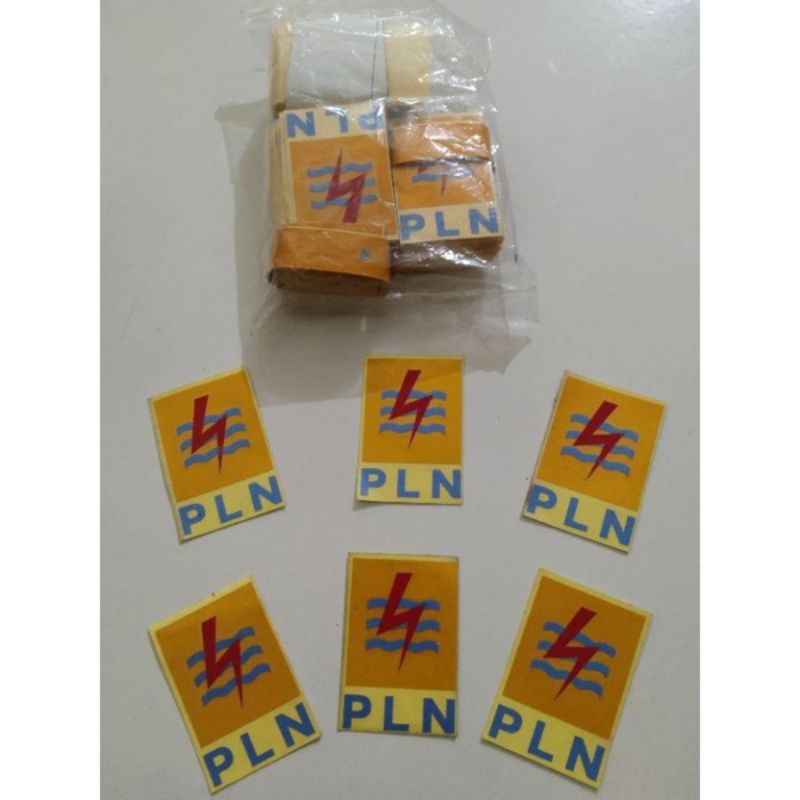 

sticker logo stiker PLN ukuran kecil