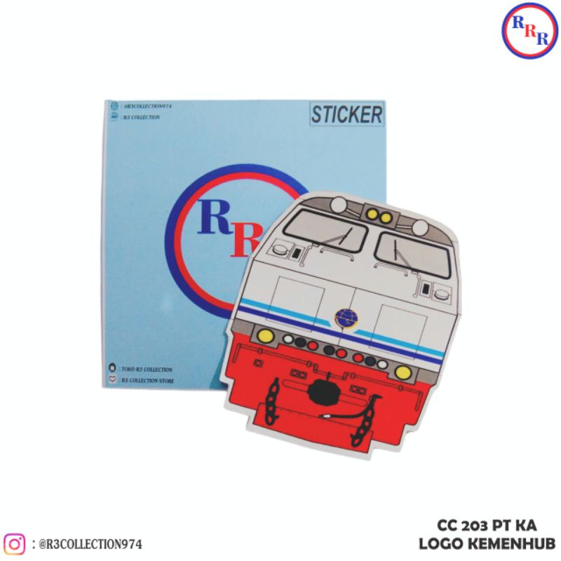 

Stiker Kereta - CC 203 PT KA LOGO KEMENHUB