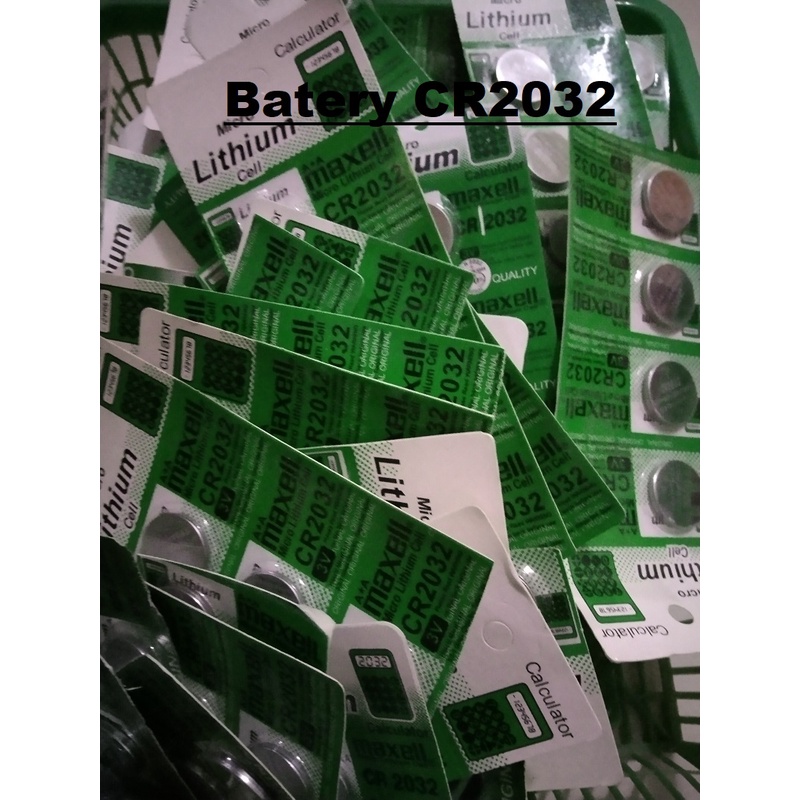 Batery Baterai Kancing CR 2032 untuk  TOMSIS, KALKULATOR, KOMPUTER BIOS DLL