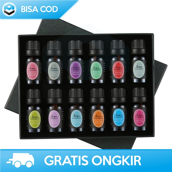 MINYAK AROMATERAPI 12 IN 1 DCEA FRAGRANCE OIL 10ML GERANIUM TEA TREE