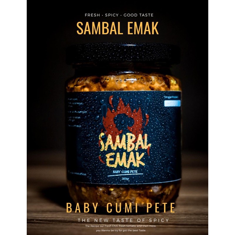 

sambal baby cumi pete