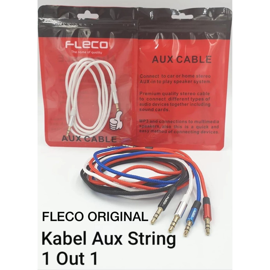 KABEL AUX FLECO STRING 1x1 3.5MM ORIGINAL