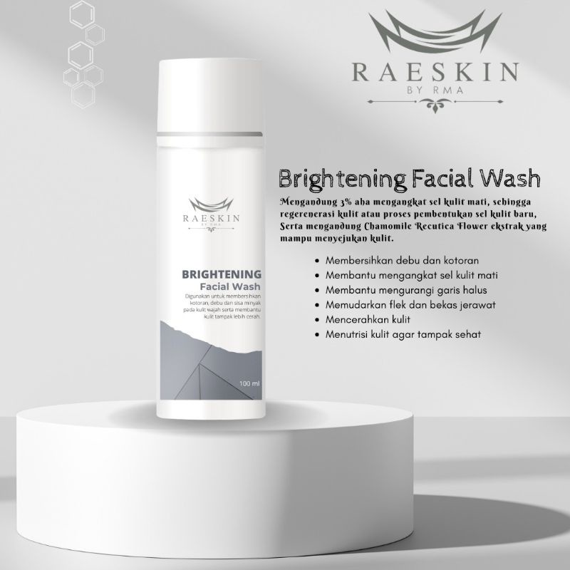BRIGHTENING FACIAL WASH 100 ML RAESKIN BY RMA