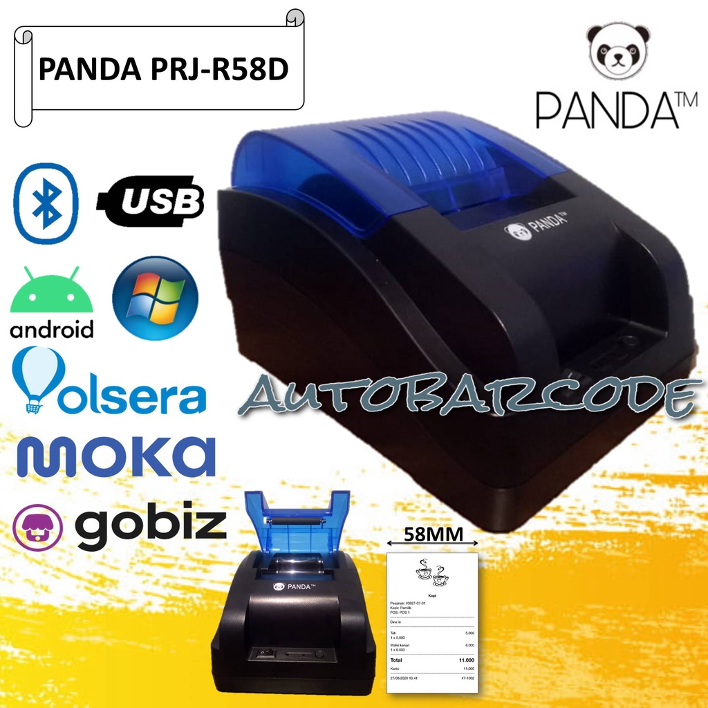 PRINTER BLUETOOTH THERMAL PANDA R58D 58MM