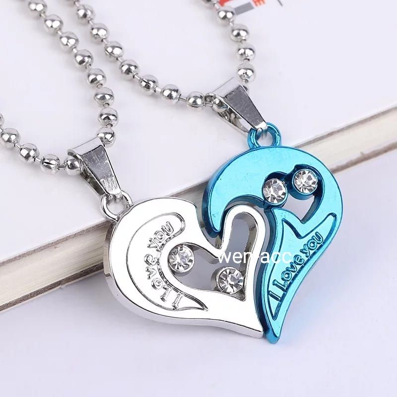 Kalung Kopel Titanium Pria dan Wanita V1