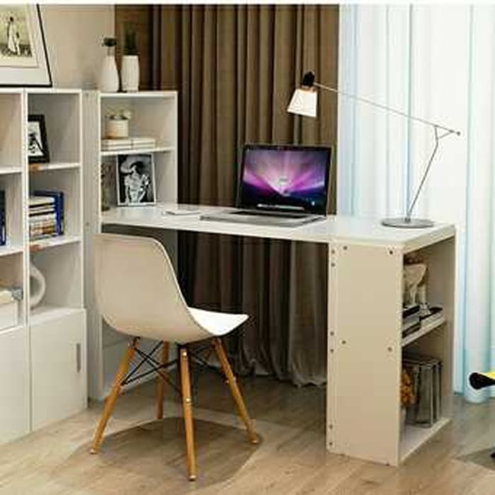 Terbaru  Meja kerja  komputer dan belajar putih