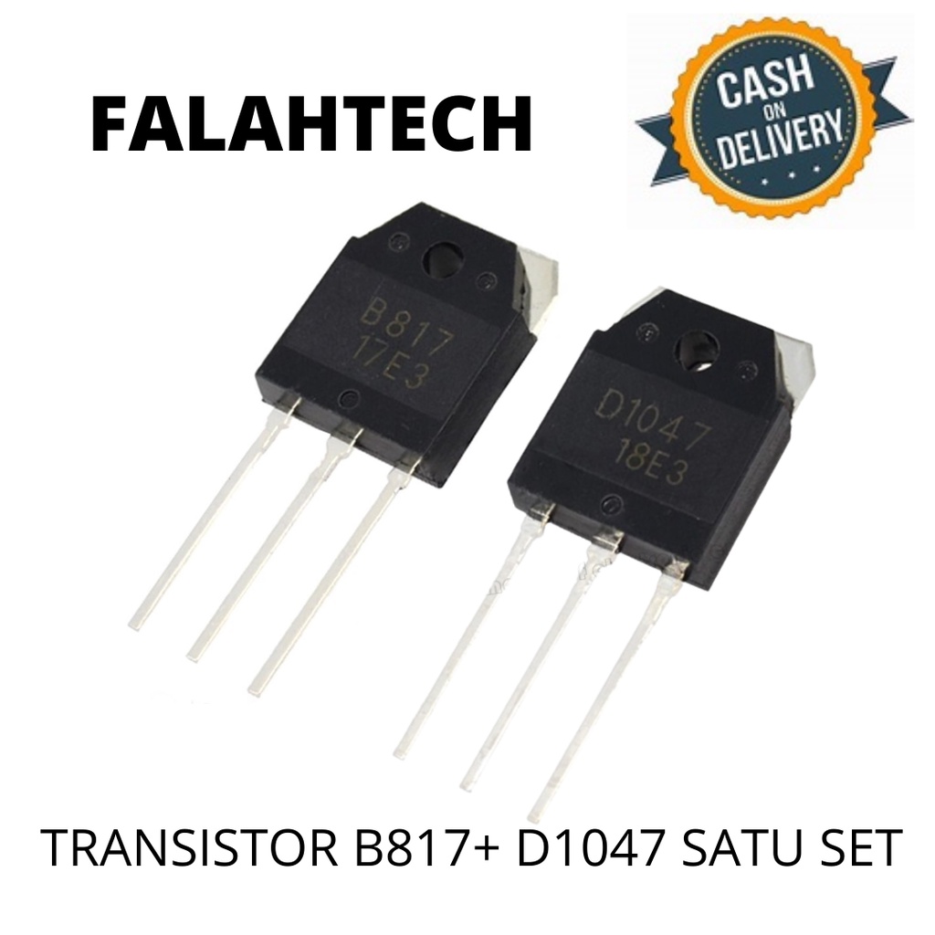 TRANSISTOR D1047 B817 SATU SET TR D 1047 B 817