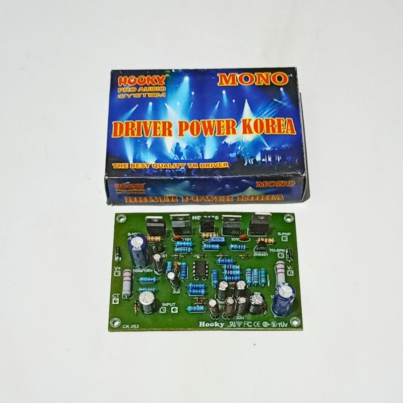 KIT Driver PA Unggulan 1000W Apex B500 Power Korea Mono