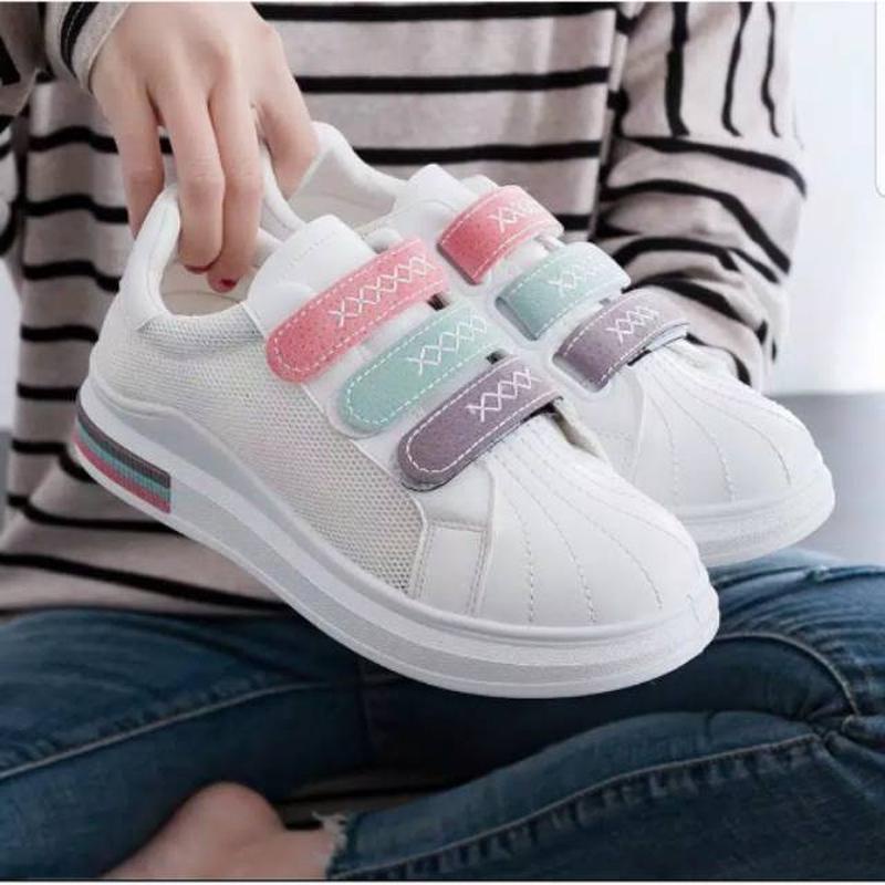 Sepatu Srs Wanita Kekinian Import Td 57-New Sneakers Sapatu Kets Cats Kasual Sneaker Perempuan Cewek
