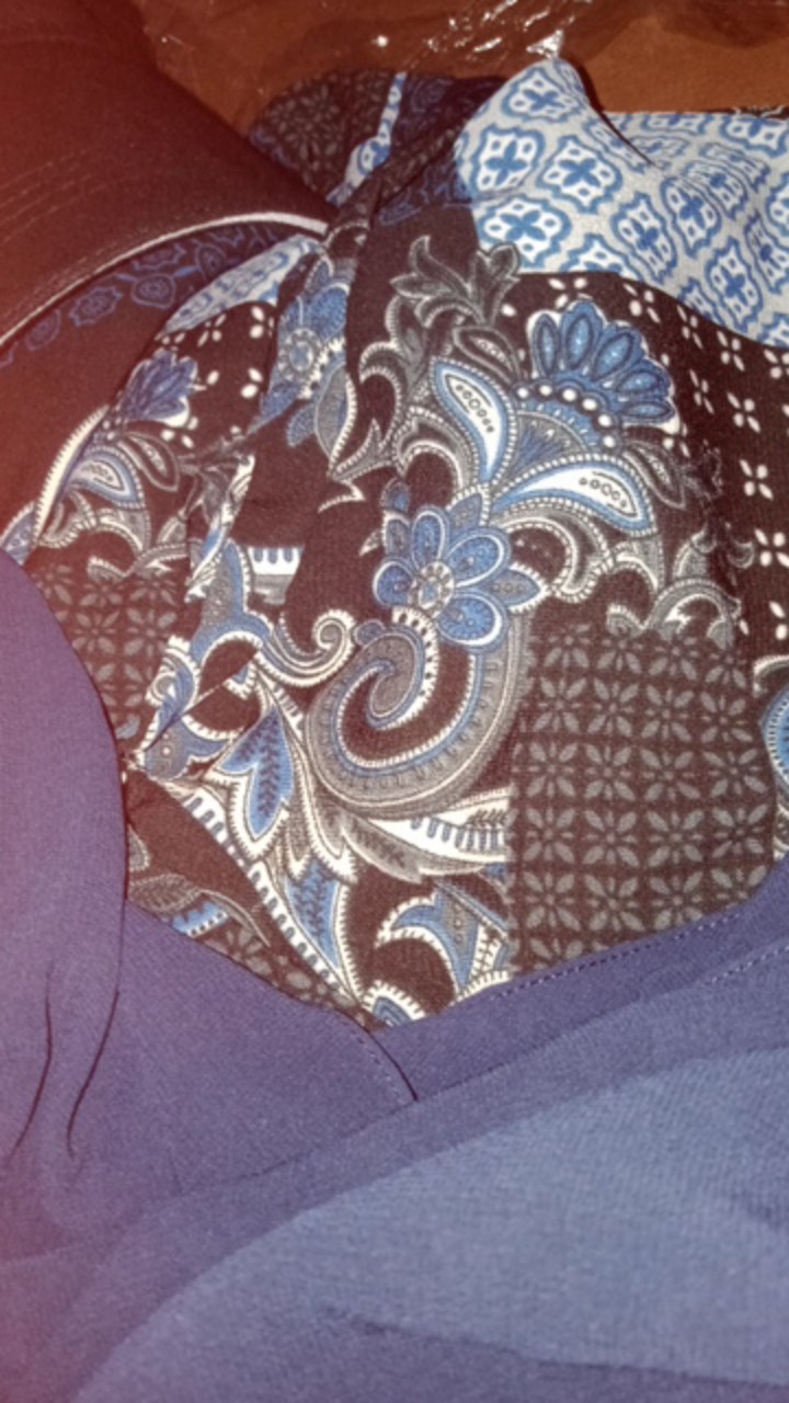 Rl-cod Syari Batik Monalisa Busui Premium Plus Khimar Ceruty 2 Layer Gamis Motif Cantik Termurah