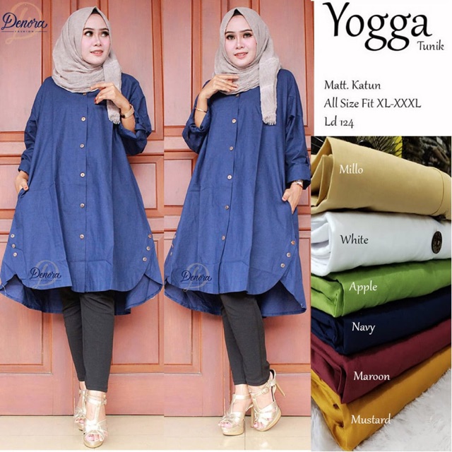 Yogga tunik jumbo big size