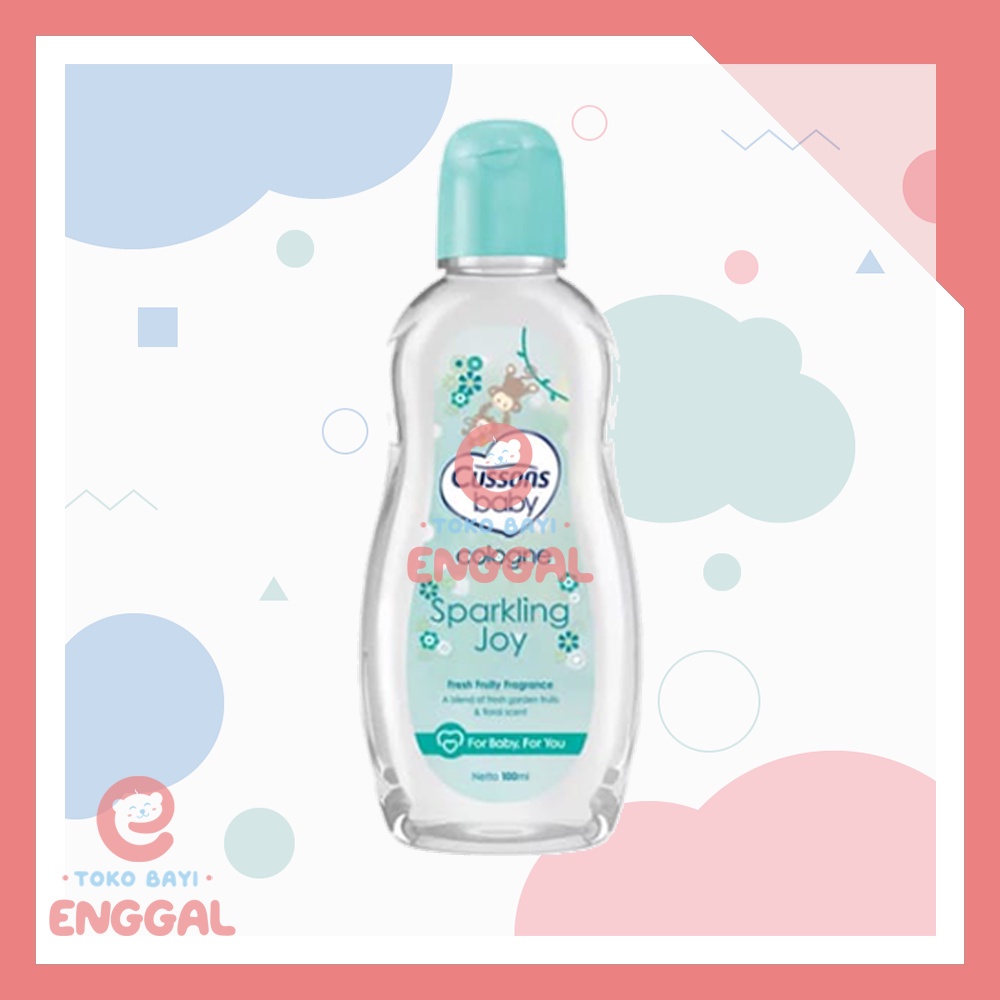 Cussons Cologne 100ml All Variant Lovely Kiss Sparkling Joy Soft Touch Beautiful Sunshine Cheerful Smile