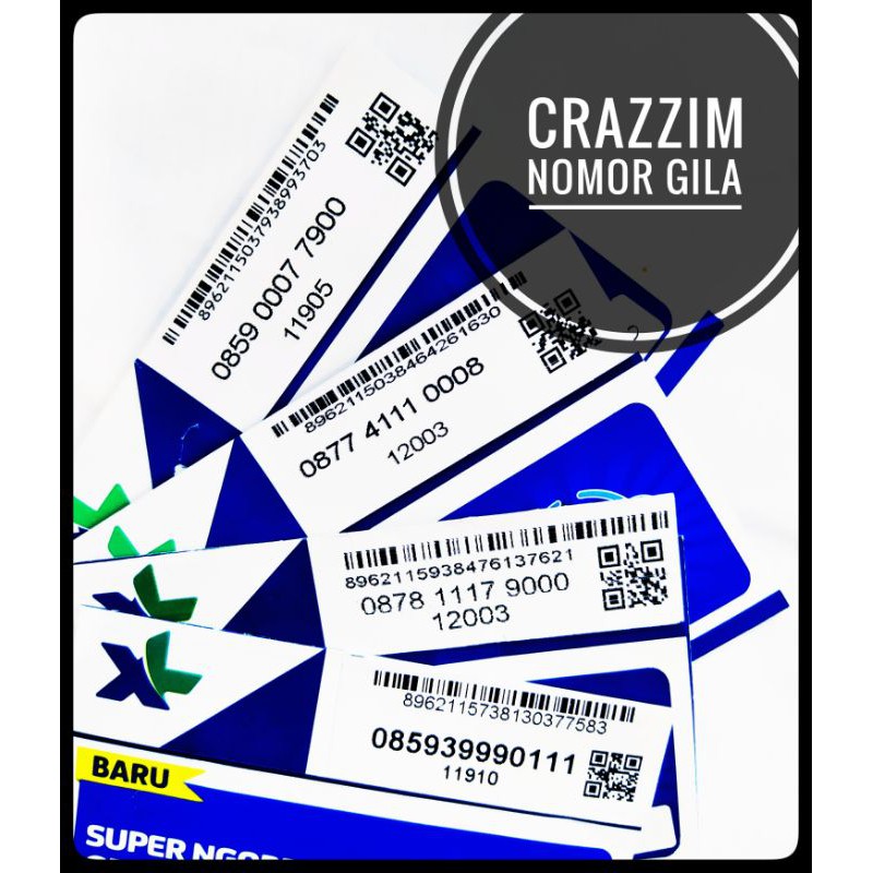 NOMOR CANTIK XL DOUBLE TRIPLE. Nocan XL.