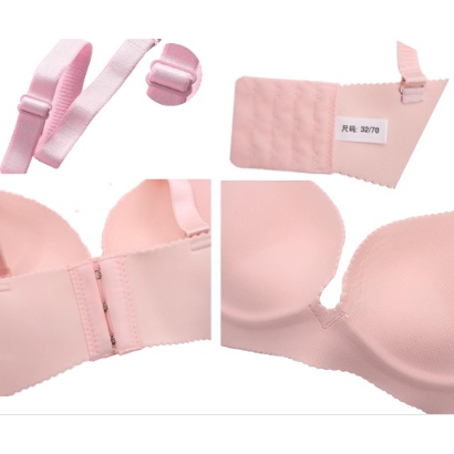 KINDSTORE❤ | Bra Push Up Tanpa kawat Polos Seamless Lingerie Bralette / Bra Cup U Dalam Seksi untuk Wanita