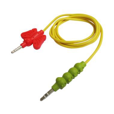 CABLE AUDIO JACK 3.5 TO 3.5 1M GRIFFIN KAZOO KABEL AUX MALE TO MALE