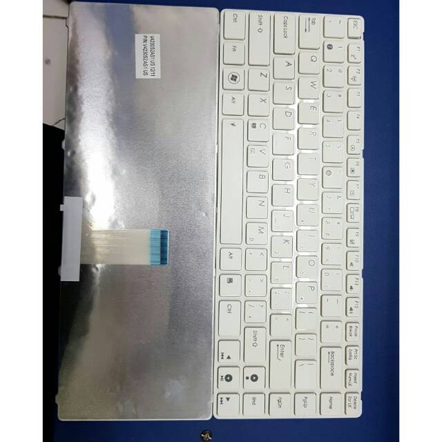 Jual keyboard asus laptop a43S white soket lurus