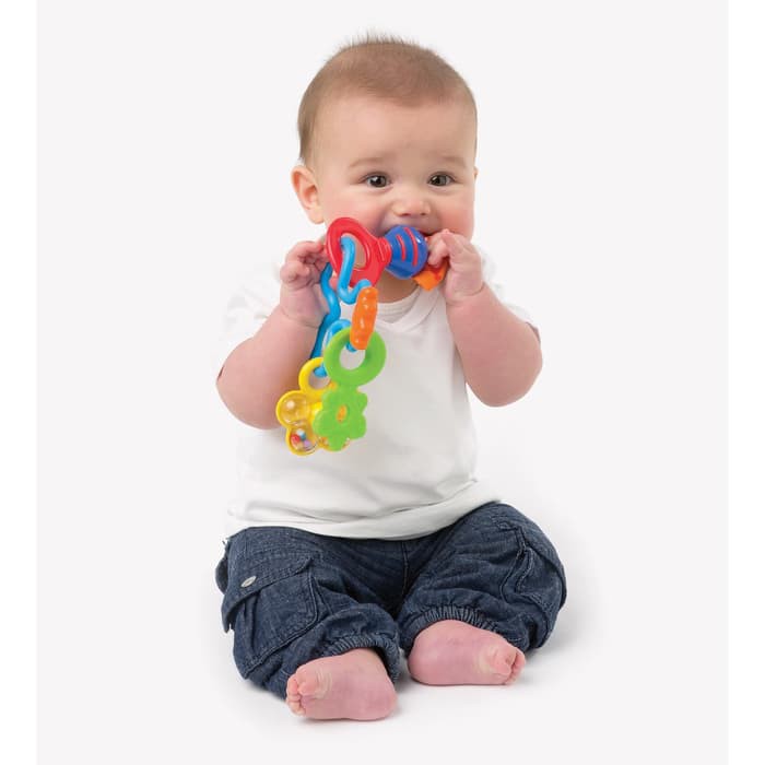 Playgro Twirly Whirl Rattle Mainan Anak Bayi Teether