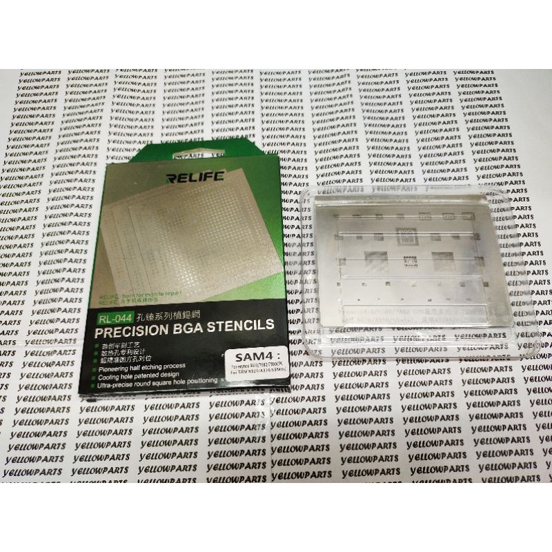 TOOLS CETAKAN IC BGA STENCILS RELIFE RL-044 CPU SAM 4