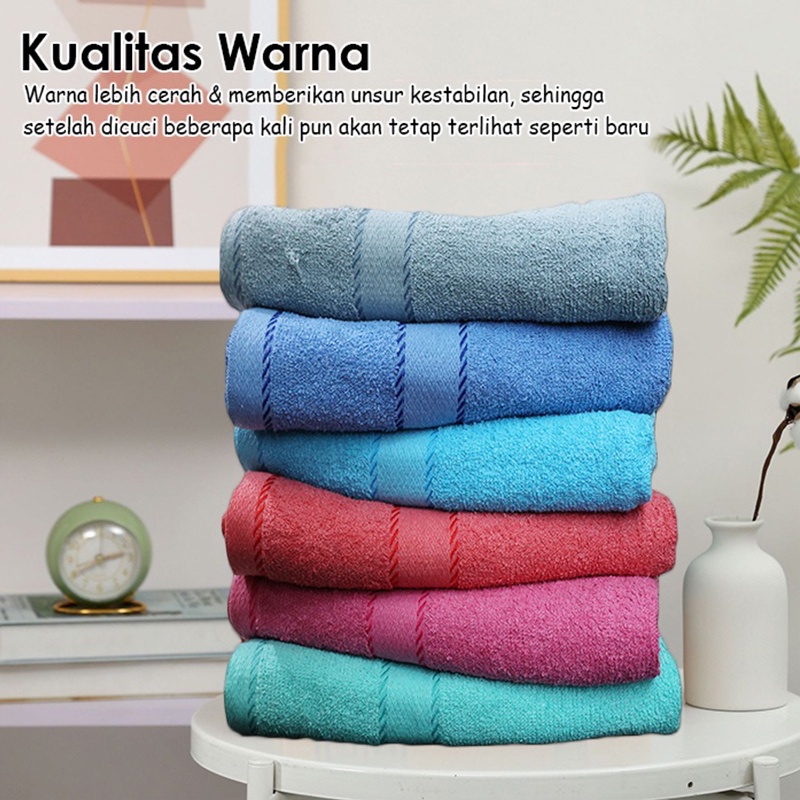 Handuk Dewasa Ukuran 70cmx140cm Handuk Mandi Terpopuler / Kualitas Impor Terbaik Towel