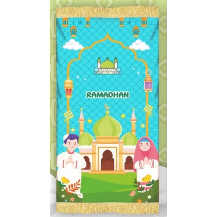 Sajadah Anak Custom New Motif-Ramadhan
