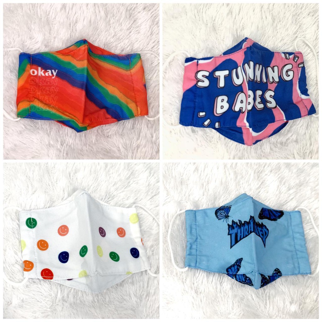 Masker aesthetic 3D / masker 3D / masker 2 lapis