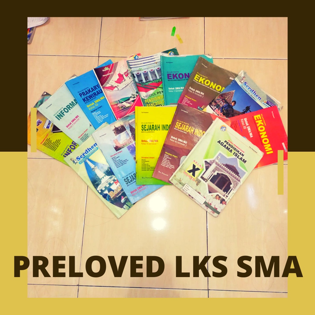 PRELOVED LKS SMA KELAS 10-12 bukViva Pakarindo