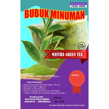 

BUBUK MINUMAN 1KG/1000GRAM RASA MATCHA GREEN TEA/SERBUK MINUMAN ANEKA RASA/BUBUK MINUMAN KEKINIAN/BUBUK POWDER DRINK/POWDER MINUMAN BUBUK/MINUMAN KEKINIAN/BUBUK MINUMAN BOBA/BUBUK BOBA MINUMAN/MINUMAN KEKINIAN