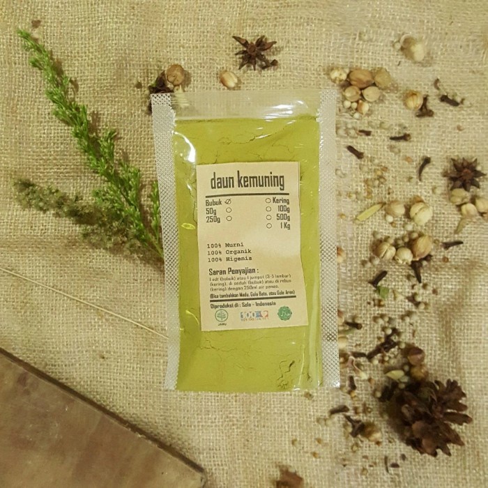 

DAUN KEMUNING BUBUK 50 GRAM - Murraya Paniculata - MURNI