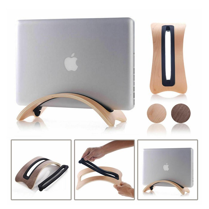 Samdi Wooden Desk Stander Macbook/ Laptop Holder