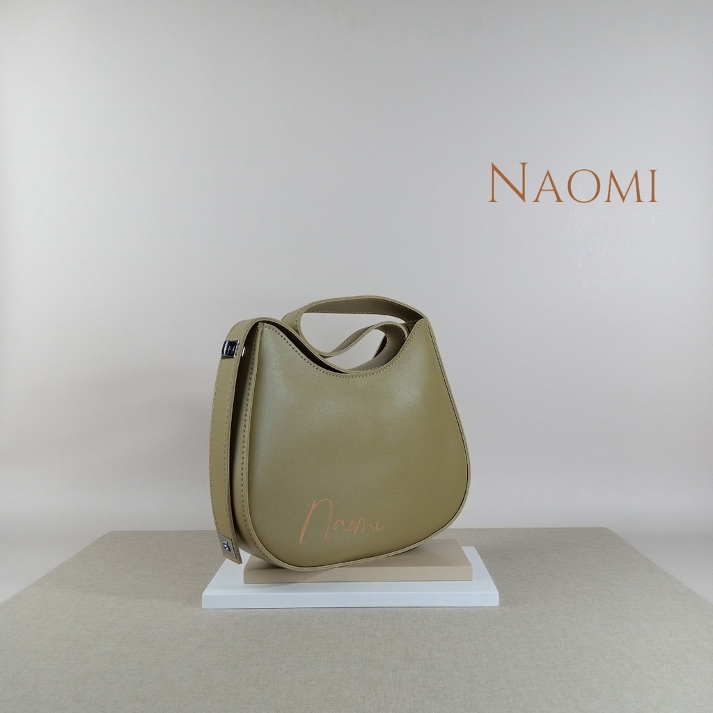 NAOMI - Rachel Shoulder Bag Wanita Import Kulit Sintetis - tas Premium - Sling bag - long strap Handbag - Daily Harian Kekinian Terbaru Simple Elegant Lembut Wanita Dewasa