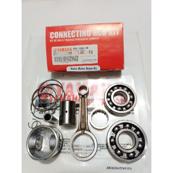 Stang Seher+Piston Kit+Bearing Laher Kruk As (5MX) Yamaha Mio Lama Sporty/Mio Smile/Mio Soul Karbu/F