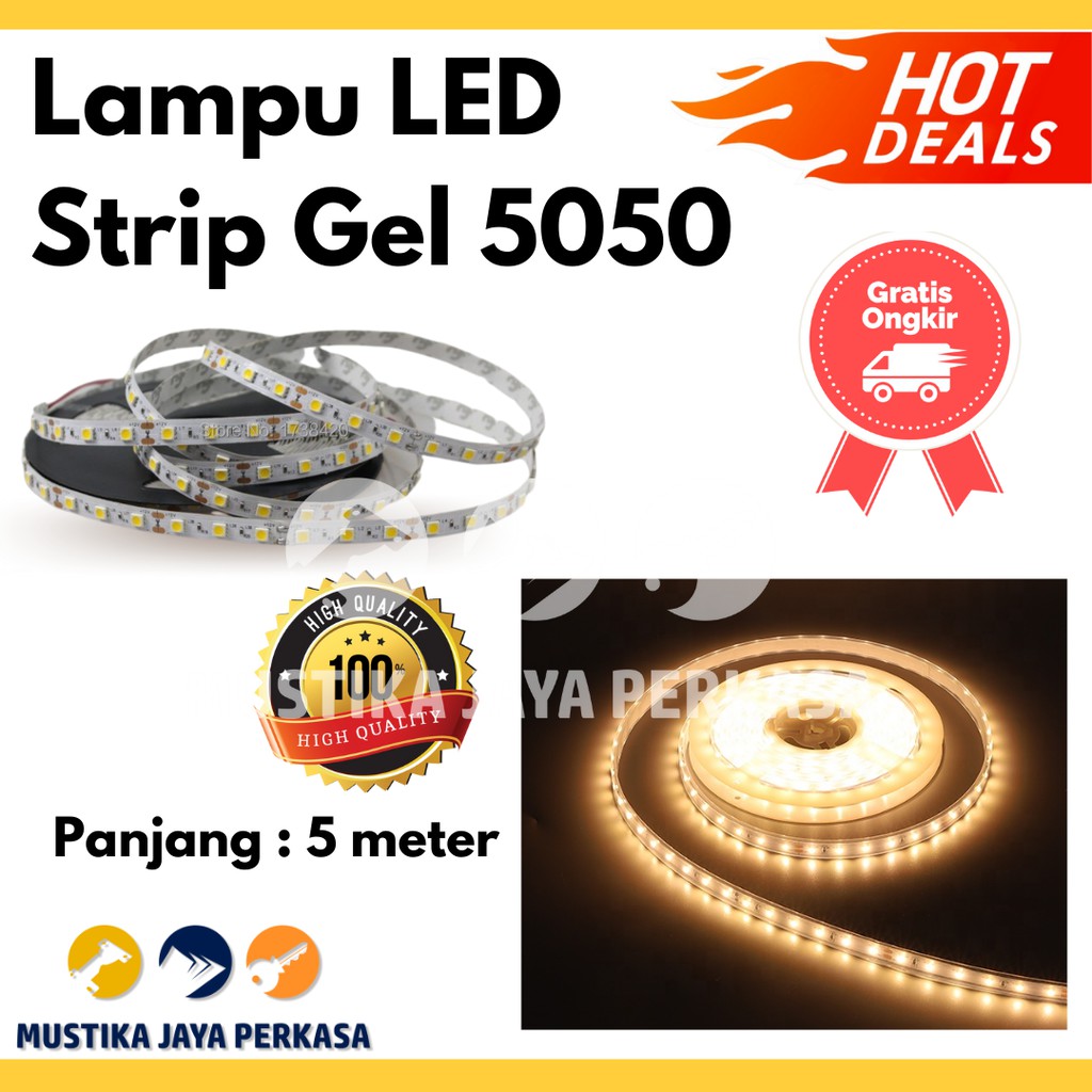 Lampu LED Strip Gel 5050