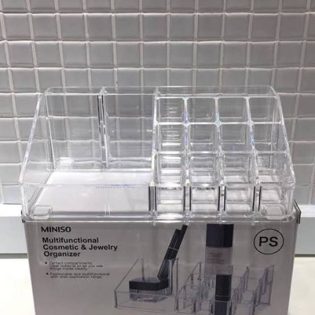 Miniso Acrylic Multifunctional Cosmetic and Jewelry Organizer(Large Size)