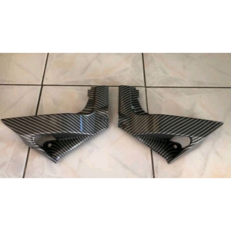 airscoop air scoop scop mata kucing karbon carbon original ORI Yamaha RX king new RX k kanan kiri-Ful carbon