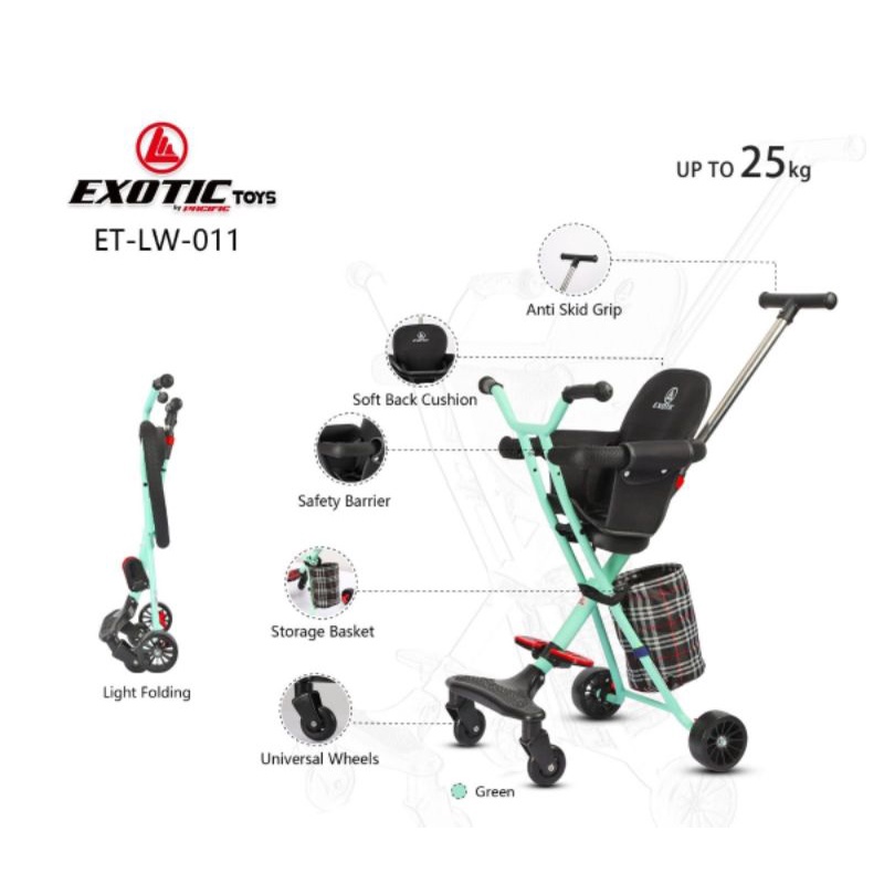 MAGIC STROLLER EXOTIC ET - LW007 KERETA DORONG EZZY STROLLER