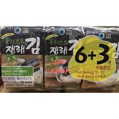 

Chung Jung One 6+3 Nori Rumput Laut Kering Panggang Korea