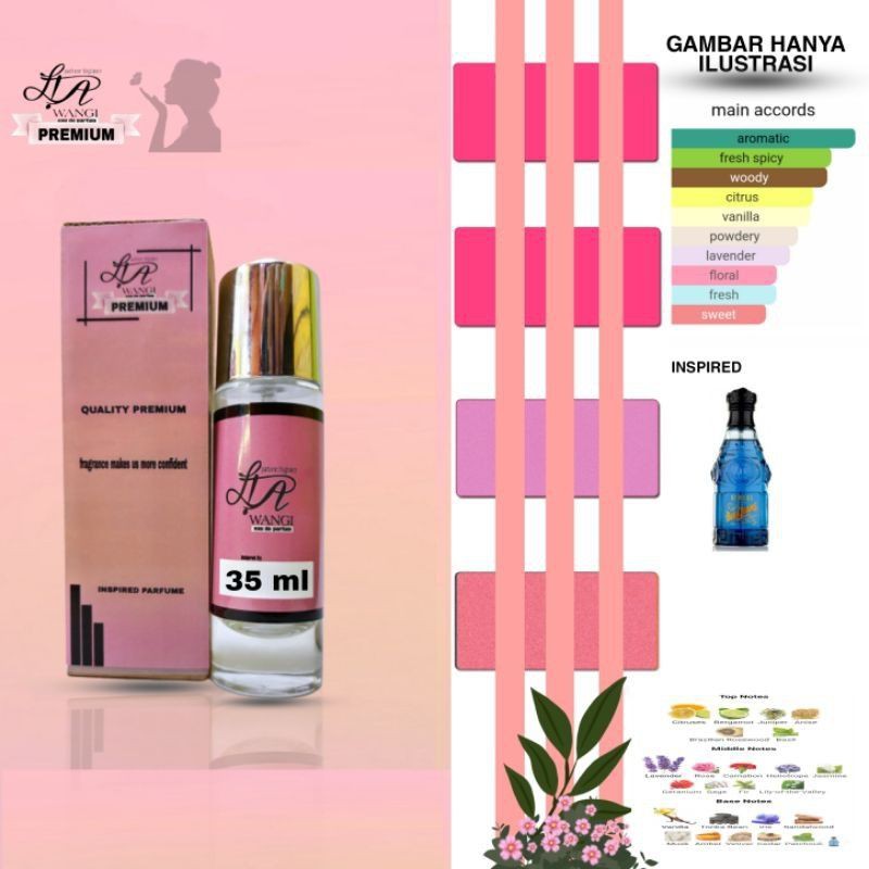 BLUE JEANS VERSACE REFILL LIA WANGI