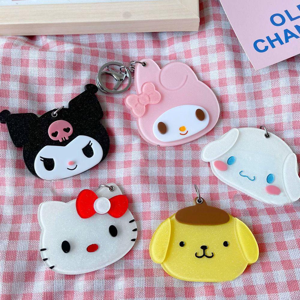 [Elegan] Korea Gantungan Kunci Kreatif Untuk Pria Kitty Kucing Melody Anjing Kunci Mobil Akrilik Key Pendant