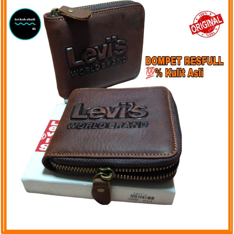 Dompet 100% kulit asli/ Dompet Resfull Kulit sapi Pria Wanita