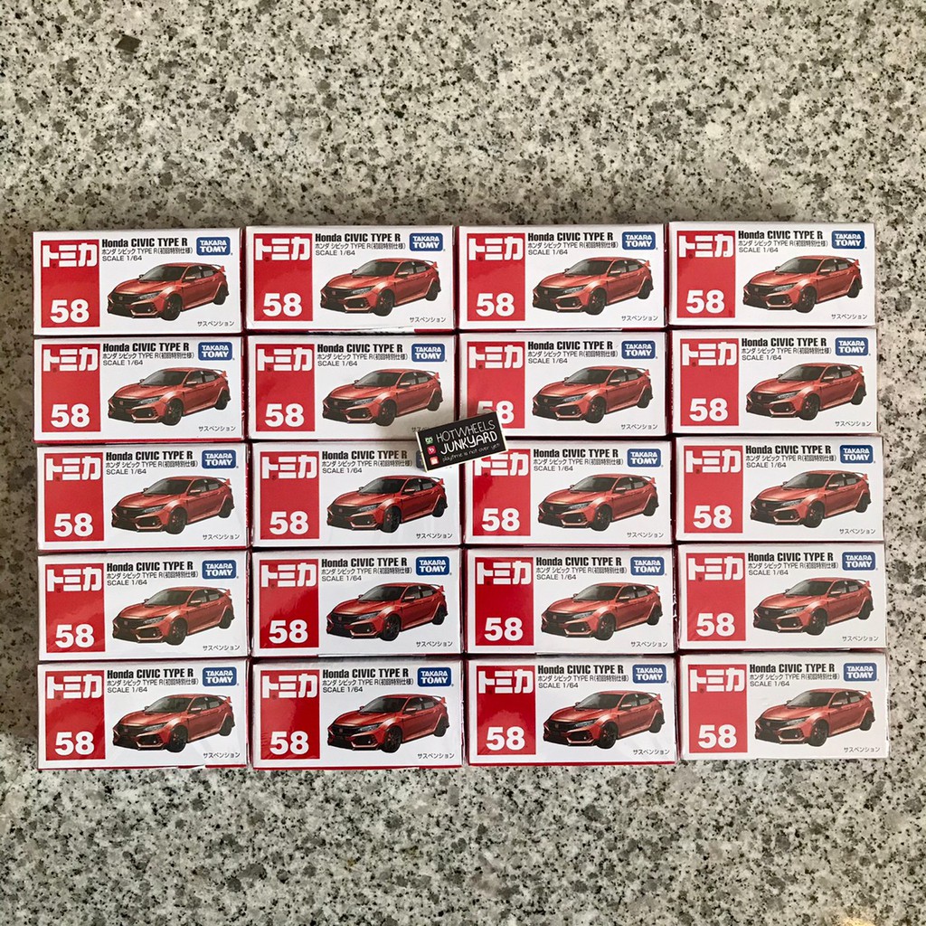 Tomica 58 Honda Civic Type R Merah Red