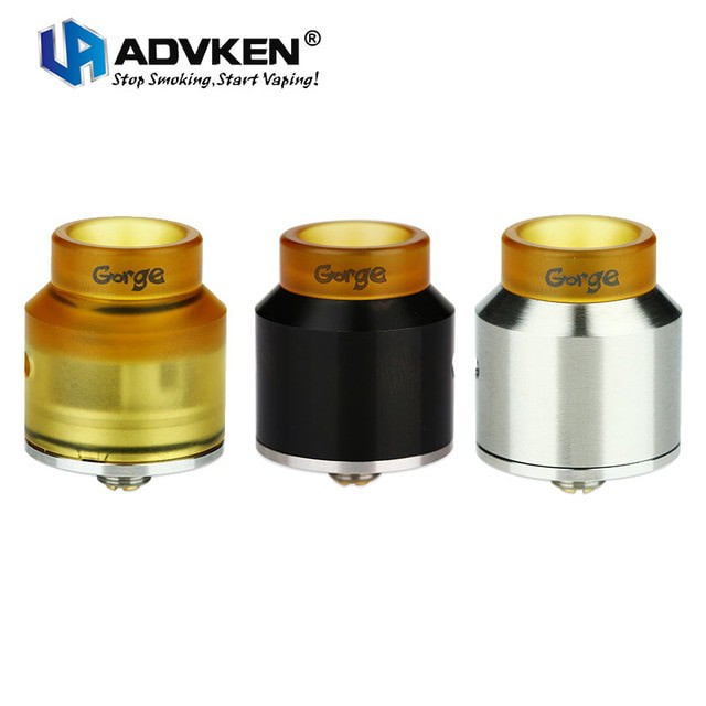 Gorge Rda 24mm Authentic By Advken For Atomizer Vaporizer Shopee Indonesia