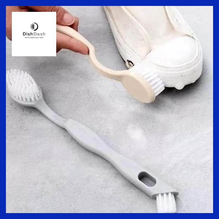 [BAYAR DI TEMPAT] 1 Pcs Sikat Pembersih Sepatu 3 in 1 Untuk Detailing Sepatu / Detail Cleaning Shoe / Shoe Brush / Sikat Cuci Sepatu